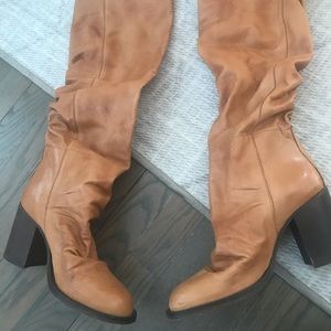 Free People tall slouch boot! Perfect conditionTTS